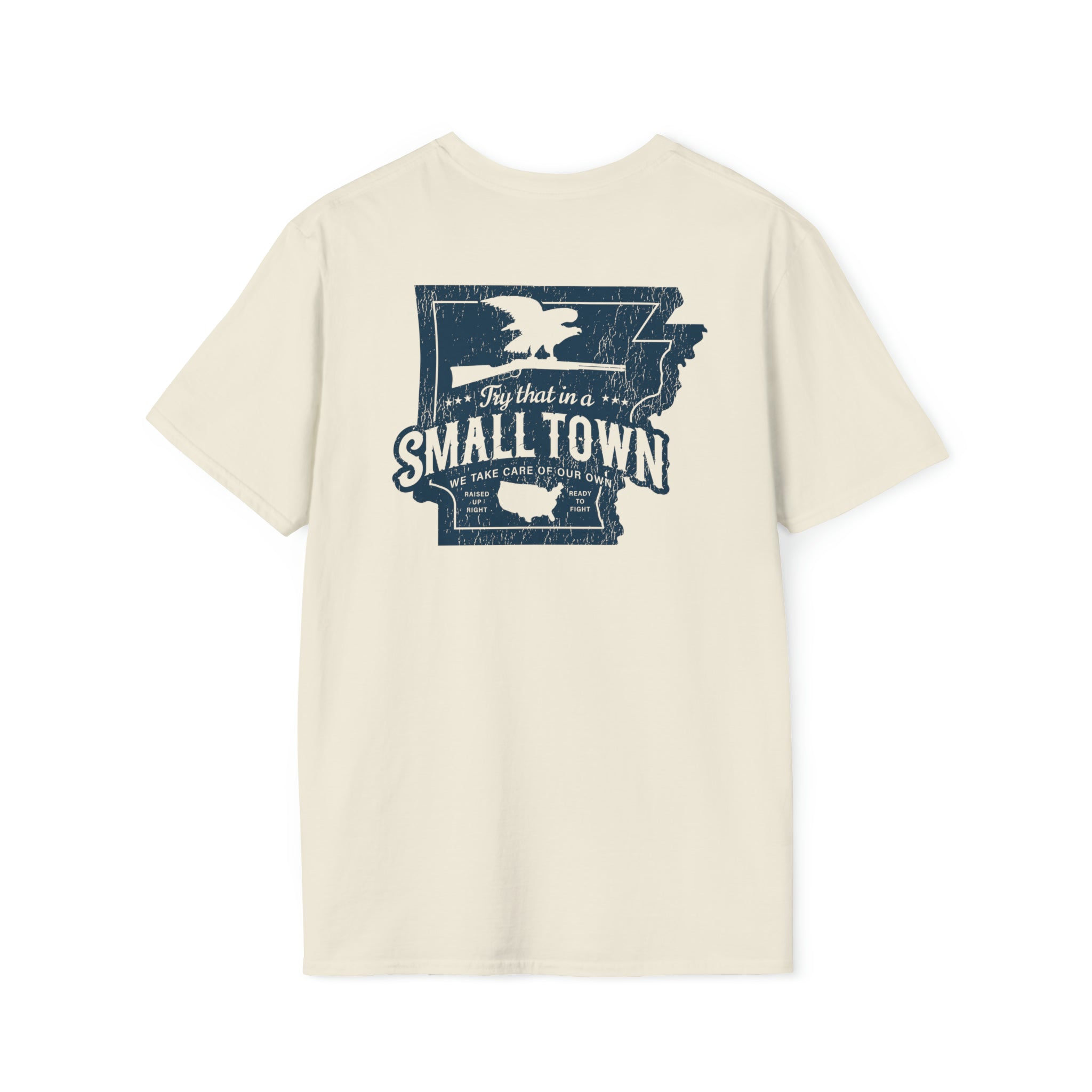 Try That In A Small Town - Arkansas Back Print Tee