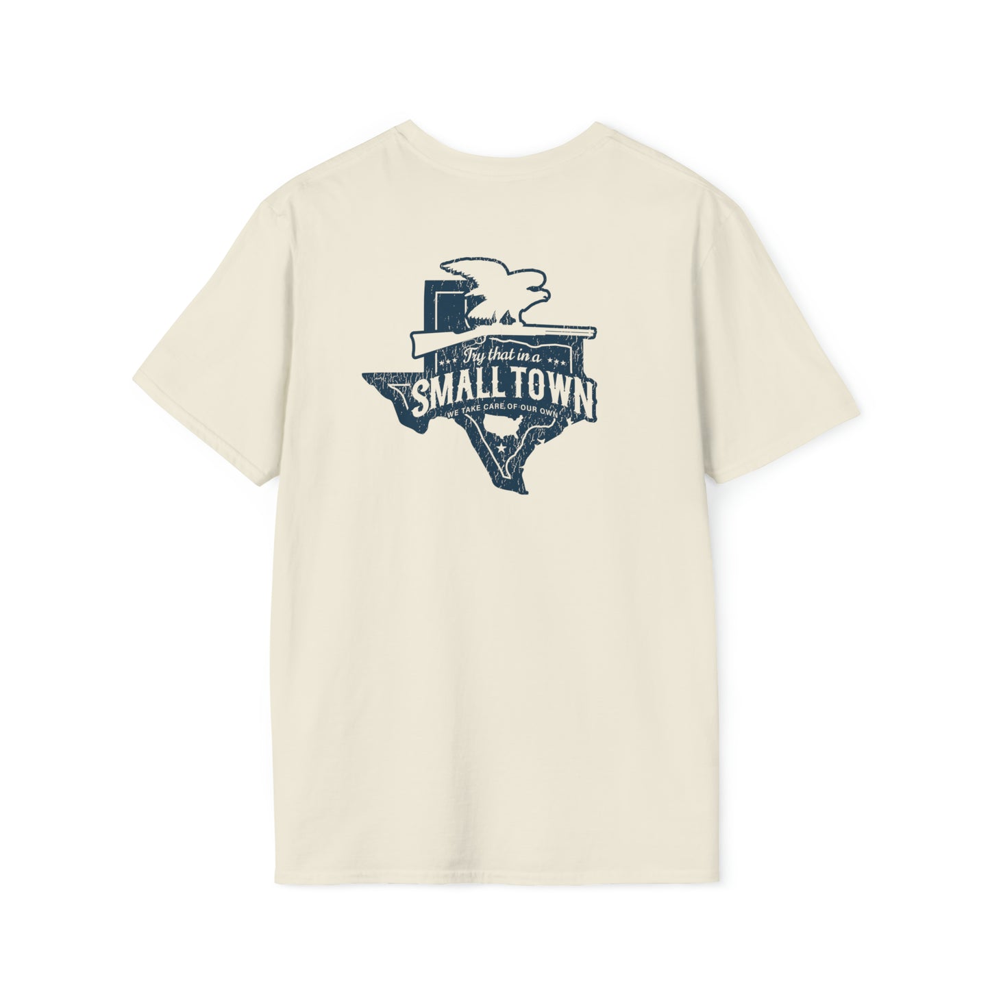 Try That In A Small Town - Texas Back Print Tee