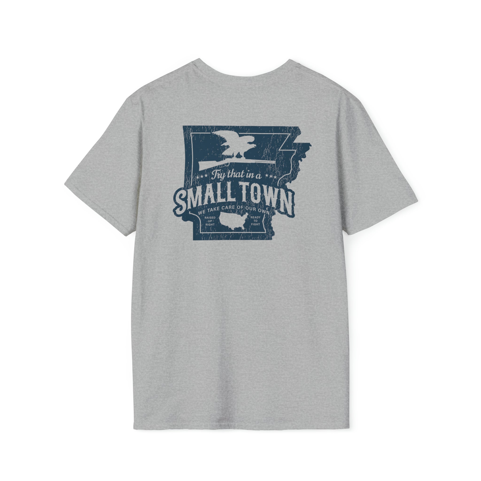 Try That In A Small Town - Arkansas Back Print Tee